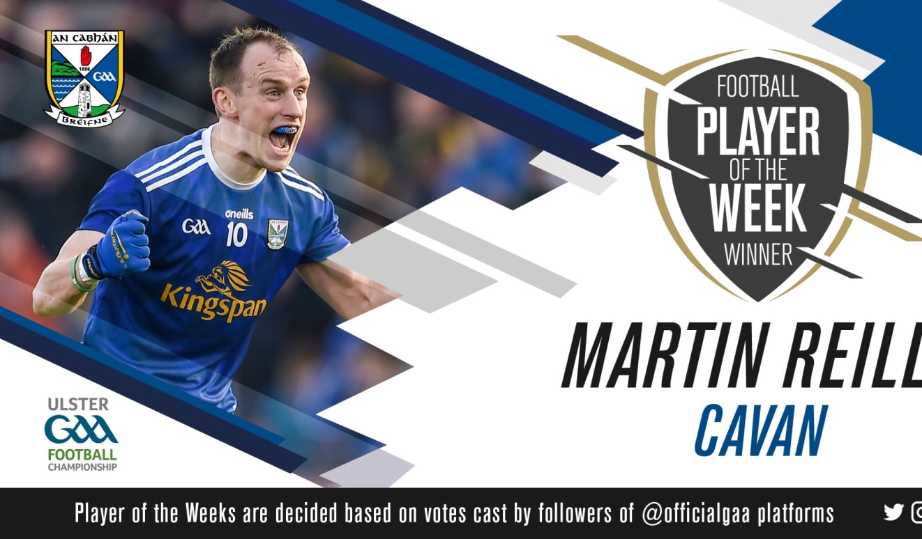 Martin wins GAA Player of the Week!